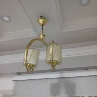 لوستر دوشاخه رنگ ثابت