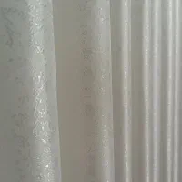 پرده سفید پتینه نقره کوبی بسیار زیبا