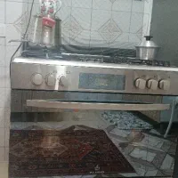 اجاق گازطرح فر تمام استیل