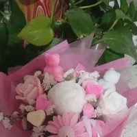 دسته گل شمع دخترانه