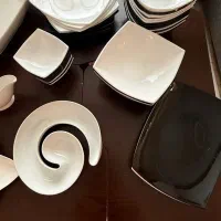 ظرف غذا خوری روز و شب|ظروف سرو و پذیرایی|بابل, |دیوار