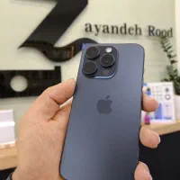 اپل 15pro 256G  دوسیم ریجستر شد آبی