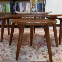 میز جلو مبلی گرد و عسلی