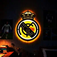 تابلو بک لایت طرح رئال مادرید