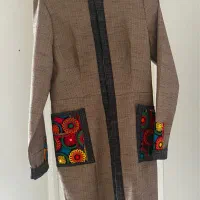 مانتو گلدوزی  و اینه کاری