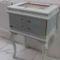 کنسول قاشق و چنگال طرح سنگ پایه دار و روکابینتی