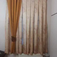 دوعددپرده باچوب پرده