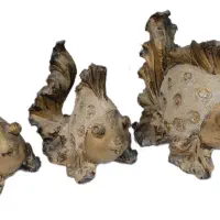 مجموعه ۳ عددی ماهی دکوری رومیزی