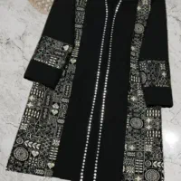 مانتو مزونی سوزن دوزی شده