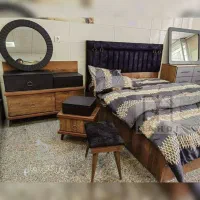 تخت دونفره و سرویس کامل مدلsareh*باتشک ست کامل