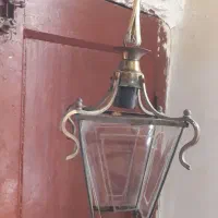 لوستربرنجی قدیمی ساعت برنجی