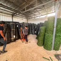 انبار کارخانه چمن مصنوعی