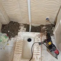 رفع نم چکه ابندی سرویس حمام بالکن وبا بهترین مواد