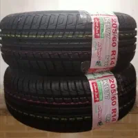یک جفت لاستیک پژویی پهن 205 کویر تایر