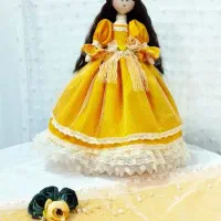 عروسک تیلدا با لباس محلی
