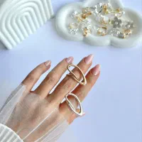 اکسسوری زنانه ژوپینگ، استیل، ساعت، انگشتر