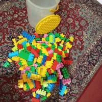 لگو سطلی بزرگ درب دار