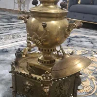 منقل و سماور سنگین  قدیمی