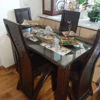 میز و صندلی چوبی