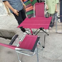 صندلی ساحلی لوله مشکی تولیدصندلی دسته وفنردارتاشو