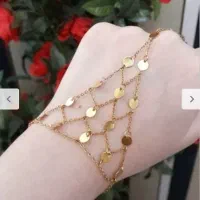 تمیمه استیل طرح طلا