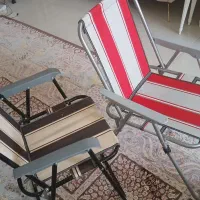 دوعدد صندلی تاشو مسافرتی
