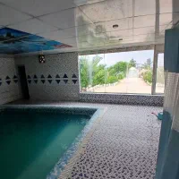ویلا باغ با استخر اب گرم