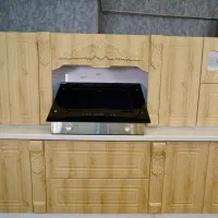 کابینت آماده آنتیک زیتون طلا