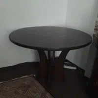 میز گرد غذاخوری بدون صندل تعویض با میز کوچک