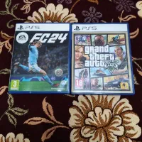 دیسک fc24 و GTA V برای ps5