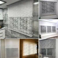 پرده زبرا شید تک دومکانیزم اداری منازل تحویل۱ساعته