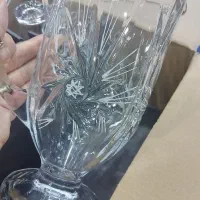 دو دست پارچ و لیوان کریستال خورشیدی آکبند