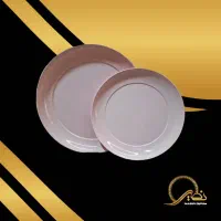 سینی گرد ملامین رنگی دوسایزی