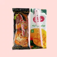 آبمیوه و کیک دوقلو فقط 26 تومان