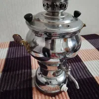 سماور گازی استیل با کوره مسی