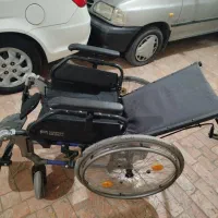 ویلچر ارتوپدیک  جنس محکم و مقاوم  دارای ابشن