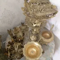 ست کامل وسایل برنجی