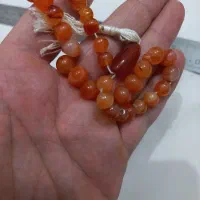 تسبیح عقیق و چوبی