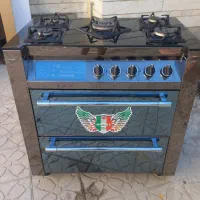 گاز۵شعله گازشهری طرح فر برقی دیجیتالی