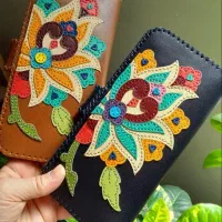 کیف پول چرمی دست دوز