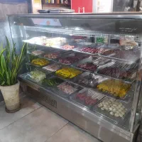 یخچال ویترینی رستورانی صنعتی خوابیده دست دوم کارکر
