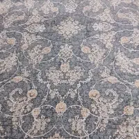 روفرشی دوازده متری دور کشدار مخمل رنگ توسی