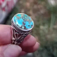 انگشتر نقره فیروزه نیشابور