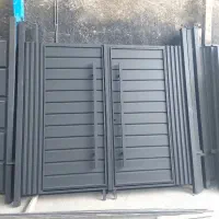 رنگ شیک درب باغ آهنی کد ۹ حیاط دروازه ویلا کیت کتی
