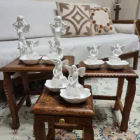 لمونژ فرشته جا شمعی ،شمعدون قوری اگو لیلی و مجنون