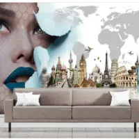 نصب کاغذ دیواری و نقاشی،کناف لاین نوری