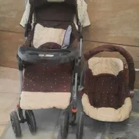 . کالسکه بچه و کریر به در حد نو