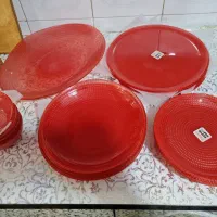 سرویس بلور رنگی قرمز
