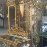 فروشنده خریدار لوازم برنج برنز اینه شمعدان لوستر
