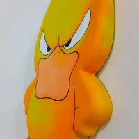 تابلوی برجسته نقاشی شده سه بعدی جوجه اردک